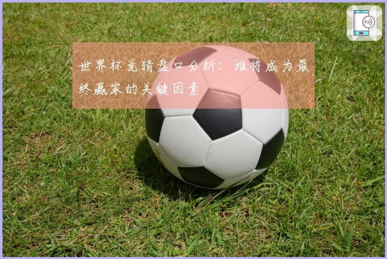 世界杯竞猜盘口分析：谁将成为最终赢家的关键因素